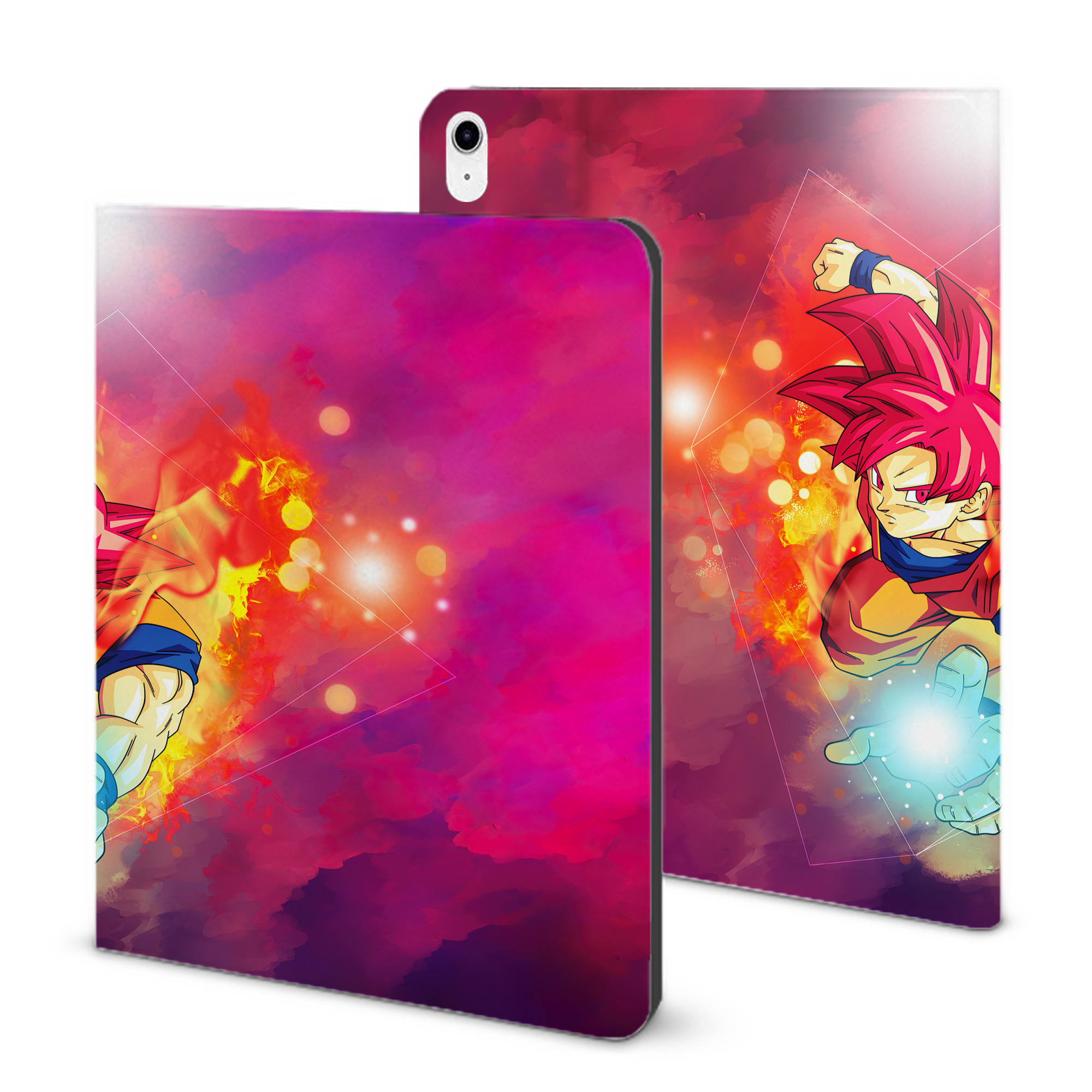 （画像用） ドラゴンボール DRAGON BALL IPad ケース ブック型 PUレザー TPU 耐衝撃 軽量 薄型 ペン収納なし 全面保護 IPad 各モデル対応